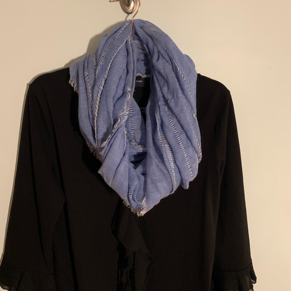 Blue scarf